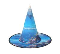 RTCVXZDSA The Underwater World Halloween Hat - Full Print Design, Comfortable Oxford Cloth, Foldable And Lightweight For Parties And Role Play