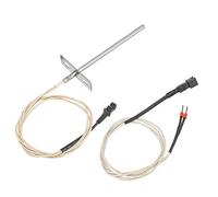 RTD High Temperature BBQ Probe Sensor Replacement Parts for 700 820 Series Wood Pellet Grills Pellet Smokers Silver