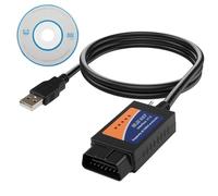 RTDHO ELMconfig OBD2 Adapter USB Scanner with HS-CAN MS-CAN Switch for Windows,OBDII Diagnostic Car Coding Tool USB Adapter OBDII Diagnostic for Ford Lincoln Mazda Mercury Series Vehicles