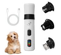 RTDHO Silent Dog Nail Grinder,Electric Dog Nail Trimmer Silent Groom Pro Pet Nails Clippers USB Rechargeable Dogs Claw Grinders Low Noise Pet Claw File for Small Medium Large Dogs Puppy Cats