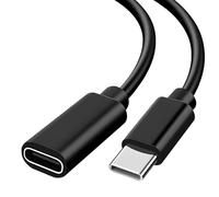 RTDHO USB C Extension Cable 1m, Type C 66W Fast Charging Extender 4K@60H Video Display Lead Male to Female USB C Data Transfer Extender Cord for MacBook Pro iPad Pro PSVR2 Steam Deck Galaxy S23/S22