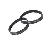 RTDMND 2pcs Timing Drive Belt 2GT/2M Perimeter 140 142 150 160 180mm Width 6mm Synchronous Conveyor Spare Part For Vaccum Cleaner(2M-140-6)