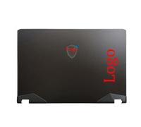 RTDPART Black Laptop Top Cover With Dragon Shield Logo For MSI Raider GE77 HX 12U 12UGS 12UH 12UHS GE77 MS-17K5 New