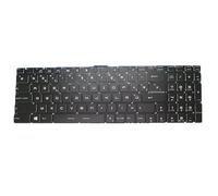 RTDPART Black New Laptop Backlit Keyboard For MSI Creator 17M A10 A10SD A10SE Belgium BE No Frame