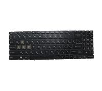 RTDPART Black New Laptop Blue Backlit Keyboard For MSI Prestige 16 Evo A12M A13M Russian RU No Frame