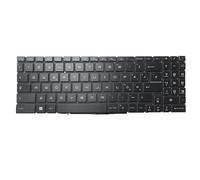 RTDPART Black New Laptop Per Key No Backlit Keyboard For MSI Creator M16 / CreatorPro M16 / Creator M16 HX/Crosshair Sword Bravo Katana 15 17 Italian IT No Frame