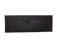 RTDPART Black New Laptop Red Backlit Keyboard Red Word For MSI GS65 Stealth Thin 8RE 8RF GS65 RTX 2080 MaxQ Arabia AR No Frame
