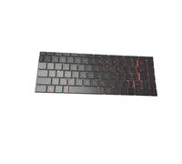 RTDPART Black New Laptop Red Backlit Keyboard Red Word For MSI P65 Creator 8SD 8SE 8SF 9SD 9SE 9SF 9SG Japanese JP No Frame
