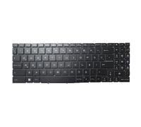 RTDPART Black New Laptop Single Zone RGB Backlit Keyboard For MSI Prestige 16 Studio A13V A13VE A13VF Turkish TR No Frame