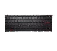 RTDPART Black No Backlit Keyboard Red Word For MSI Bravo 15 / GF63 GF65 Thin / GS65 Stealth / GS65VR WP65 WS65 / P65 Creator / PS42 PS63 Modern/Creator 15M / Thin A15 / Thin 15 French FR