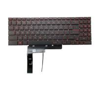 RTDPART Laptop Backlit GL66 Keyboard For MSI Pulse GL66-11U 11UCK 11UDK 11UEK 11UGK 11UGKV English US Black No Frame