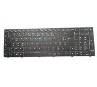 RTDPART Laptop Backlit Keyboard For Gigabyte Sabre 15 Sabre 17 CVM15F26F0J430E 6-80-N85H0-061-1 2Z703-FR45K-C81S French FR With Black Frame New