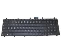 RTDPART Laptop Backlit Keyboard For Insys G.Force P151SM1 P157SM United Kingdom UK Black Frame New