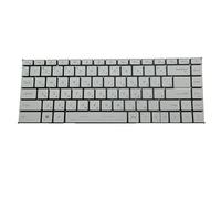 RTDPART Laptop Backlit Keyboard For MSI Delta 15 MS-15CK Delta 15 A5EFK 15.6' Russian RU White No Frame