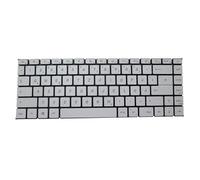 RTDPART Laptop Backlit Keyboard For MSI Prestige 14-A10S Prestige 14 A10SC A10RB A10RAS A10RBS MS-14C1 MS-14C2 German GR White No Frame New