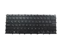 RTDPART Laptop Backlit Keyboard For MSI Summit E13 Flip Evo 11th MS-13P2 Summit E13 Flip A11MT Summit E13 Flip Evo A11MT MS13P2 Turkey TR Black No Frame