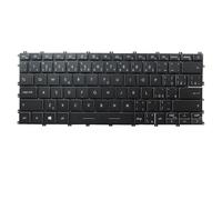 RTDPART Laptop Backlit Keyboard For MSI Summit E13 Flip Evo 11th MS-13P2 Summit E13 Flip A11MT Summit E13 Flip Evo A11MT MS13P2 Czech/Slovakian CS Black No Frame