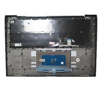 RTDPART Laptop Black PalmRest&Black Keyboard For LG Gram 16 16Z90P 16Z90P-G 16Z90P-K 16Z90P-N BLANC15 MBN664641XX KT01-20B8BK03UKRA000 AEW74229918 United Kingdom UK With Touchpad