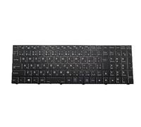 RTDPART Laptop Colourful Backlit Keyboard For CLEVO V157PNHQ V157PNJQ V157PNKQ V157PNPQ V158PNHQ V158PNJQ V158PNKQ V158PNPQ Japanese JP Black Frame