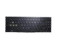 RTDPART Laptop Colourful Backlit Keyboard For MSI Pulse GL76-12U 12UEK 12UGK 12UDK 12UCK 12UGSZK GL76-12UGSZOK 12UEOK 12UGOK Arabia AR Black Without Frame