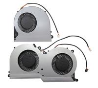 RTDPART Laptop CPU GPU Fan For PCSpecialist Defiance III LX17 17.3 DC5V A Pair