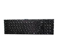 RTDPART Laptop Crystal Keycap And Backlit Keyboard For MSI Alpha 15 Creator 17M Alpha 15 A3DD MS-17F3 MS-16UK MS-16U6 Alpha 15 A3DD-057UK Alpha 15 A4DEK Japanese JP Black NO Frame New
