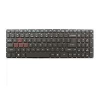 RTDPART Laptop Keyboard For ACER For Nitro 5 AN515-51 AN515-52 AN515-42 United States US White Word With Backlight