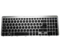 RTDPART Laptop Keyboard For ACER M5-581 M3-581 V5-571 V5-531 MP-11F53U4-4424 90.4VM07.O1D NK.I1713.00W MP-11F5 English US Silver Frame