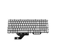 RTDPART Laptop Keyboard For Alienware Area-51m R2 English US White With Backlit New