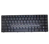 RTDPART Laptop Keyboard For ASUS A40 A42 K42 K43 UL30 UL80 U80 N82 N43 V31J With Black Frame Black 04GNV62KRU00-1 V090462AS1 Russian RU