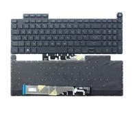 RTDPART Laptop Keyboard For ASUS TUF Gaming 9Z.NMGBY.00U NSK-UAL0BY 0KNR0-6620UK00 Black Without Frame With Backlight United Kingdom UK