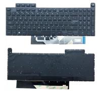 RTDPART Laptop Keyboard For ASUS TUF Gaming A16 9Z.NMGBY.001 NSK-UAL0BY 0KNR0-6620US00 Black Without Frame With Backlight United States US