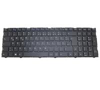 RTDPART Laptop Keyboard For CLEVO N250 N250JU N250LU N251JU N251LU N250PU N251PU N252PU N250GU N252GU N250WU N251WU N252WU N250BU N251BU N252BU German GR Black Without Frame New