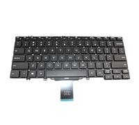 RTDPART Laptop Keyboard For DELL Latitude 5300 5310 2-in-1 5300 5310 7300 009N8M 09N8M PK132EQ1A00 490.0G307.0D01 NSK-EVAUW/C 01 English US Black Without Backlit New