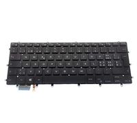 RTDPART Laptop Keyboard For DELL XPS 15 7590 9550 9560 9570 Inspiron 7568 2-in-1 7558 Precision 5510 5520 5530 5540 0GY76P GY76P PK131BG1A16 DLM14L26CHJ698 Swiss SW Black With Backlit New