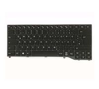RTDPART Laptop Keyboard For Fujitsu LifeBook E4411 E5410 E5411 5E14A1 5E14A2 German GR Black With Backlit Without Pointing New
