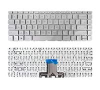 RTDPART Laptop Keyboard For HP 14-CK0000 14-CK2005TU 14-CK2007TU 14-CK2009TU 14-CK2012TU 14-CK2021TU 14-CK2022TU 14-CK2023TU Without Frame United States US Silver