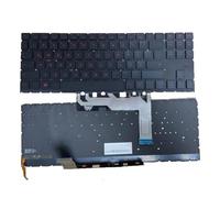 RTDPART Laptop Keyboard For HP OMEN 15-EK0000 L98946-041 M00841-041 NSK-X32LN no frame with Backlit Red font with numeric keypad German GR Black