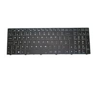RTDPART Laptop keyboard For MEDION ERAZER Scout E30 MD62595 MD62597 MD62601 Black With Backlit With Frame United Kingdom UK