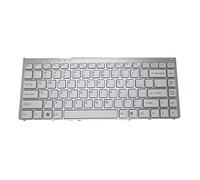 RTDPART Laptop Keyboard For SONY For VAIO VGN-FW VGN FW VGN-FW450J VGN-FW455D VGN-FW45GJ VGN-FW45LJ VGN-FW460J VGN-FW463J VGN-FW465J VGN-FW468J English US White With Silver Frame New