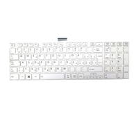 RTDPART Laptop Keyboard For Toshiba Satellite C55D-A C55D-A-13U C55D-A-149 C55D-A-14C C55D-A-14W C55D-A-15H C55D-A-162 C55D-A-12N Slovak SK White With Frame