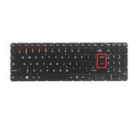 RTDPART Laptop Keyboard For Toshiba Satellite L50-B L50-B-2CC L50-B-2DW L50-B-2EQ L50-B-2EV L50-B-2EX L50-B-2EZ L50-B-2F0 International English UI Big Enter Black Without Frame New