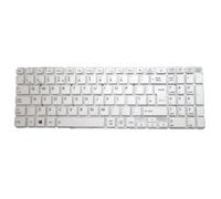 RTDPART Laptop Keyboard For Toshiba Satellite L50-B L50-B-2CC L50-B-2DW L50-B-2EQ L50-B-2EV L50-B-2EX L50-B-2EZ L50-B-2F0 United Kingdom UK White Without Frame New