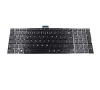 RTDPART Laptop Keyboard For Toshiba Satellite S50-A S50D-A S50T-A S55-A S55D-A S55T-A Czech CZ With Backlit Black With Frame New