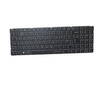 RTDPART Laptop Keyboard For TUXEDO Polaris 15 Gen1 POLARIS15A01 POLARIS15I01 United Kingdom UK Black Without Backlit film