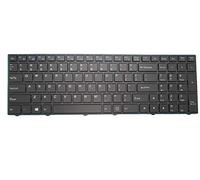 RTDPART Laptop No Backlit Keyboard For CLEVO N250GU N252GU N250WU N251WU N252WU N250BU N251BU N252BU English US Black Frame