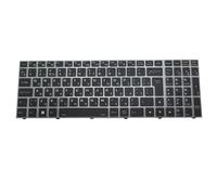 RTDPART Laptop No Backlit Paper Keyboard For CLEVO N15Z3 PB70 PB71 PB50 PB51 CVM18H96SU94309 6-80-N1510-28A-1 WIN11 Russian RU Grey Frame