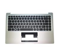 RTDPART Laptop Palmrest For Chuwi LapBook Air 14.1 CWI529 CWI539 Silver With English US Keyboard Upper Case New