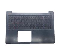 RTDPART Laptop Palmrest For DELL G3 3579 Black With Backlit English US Keyboard Red Word Upper Case New