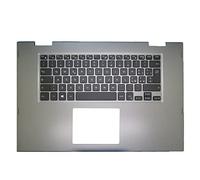 RTDPART Laptop Palmrest For DELL Inspiron 15 5568 5578 00HTJC 0HTJC 0FTHJ8 FTHJ8 Without Backlit Italian IT Keyboard Gray Upper Case New